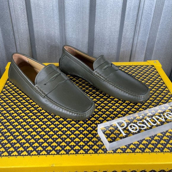 Bally Warno Fango Leather Drivers US 12 - Picture 4 of 5